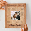 12 reasons why I love you - Personalized Wooden Puzzle