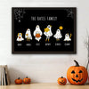 Custom Canvas - Halloween Ghost Family
