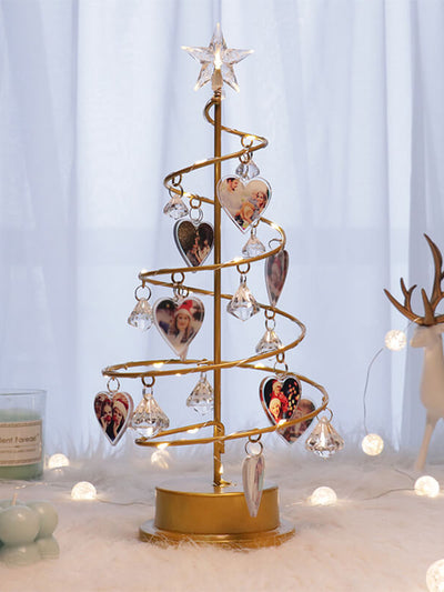 Personalized Christmas Crystal Tree Lights