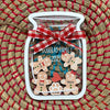 Personalized Gingerbread Mason Jar Ornament