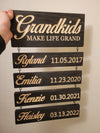 Personalized Family Hanging Decor Sign