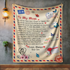 Mom - Personalized Post Card Blanket